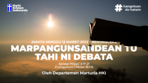 Epistel Minggu, 13 Maret 20222