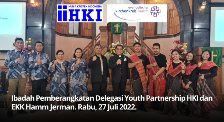 Ibadah Pemberangkatan Delegasi Youth Partnership HKI dan EKK Hamm Jerman