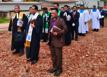 Ibadah pembuka Pesta Pembangunan HKI Sangatta