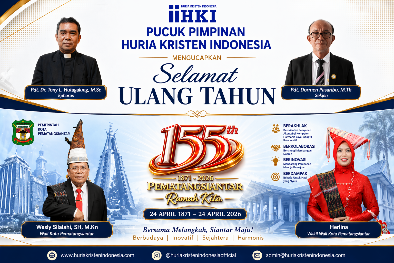 Pucuk-Pimpinan-HKI-mengucapkan-Selamat-Ulang-Tahun-ke-155-Kota- Pematangsiantar