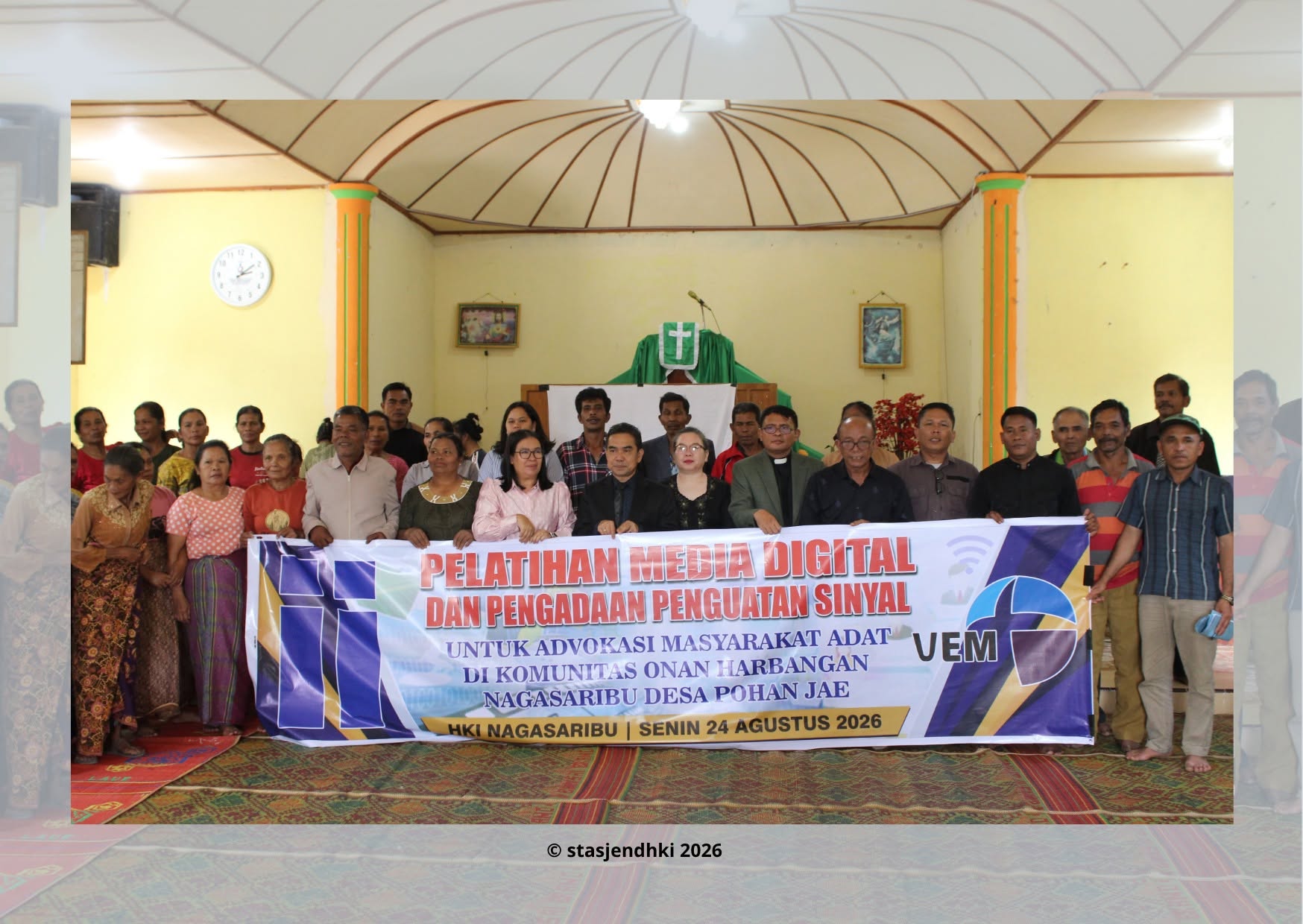 Pelatihan Media Digital di Nagasaribu Onan Harbangan, Upaya Gereja Dorong Kesejahteraan Masyarakat Adat