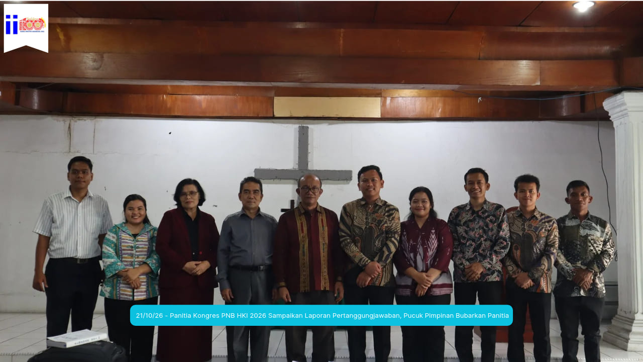 Panitia Kongres PNB HKI 2026 Sampaikan Laporan Pertanggungjawaban, Pucuk Pimpinan Bubarkan Panitia